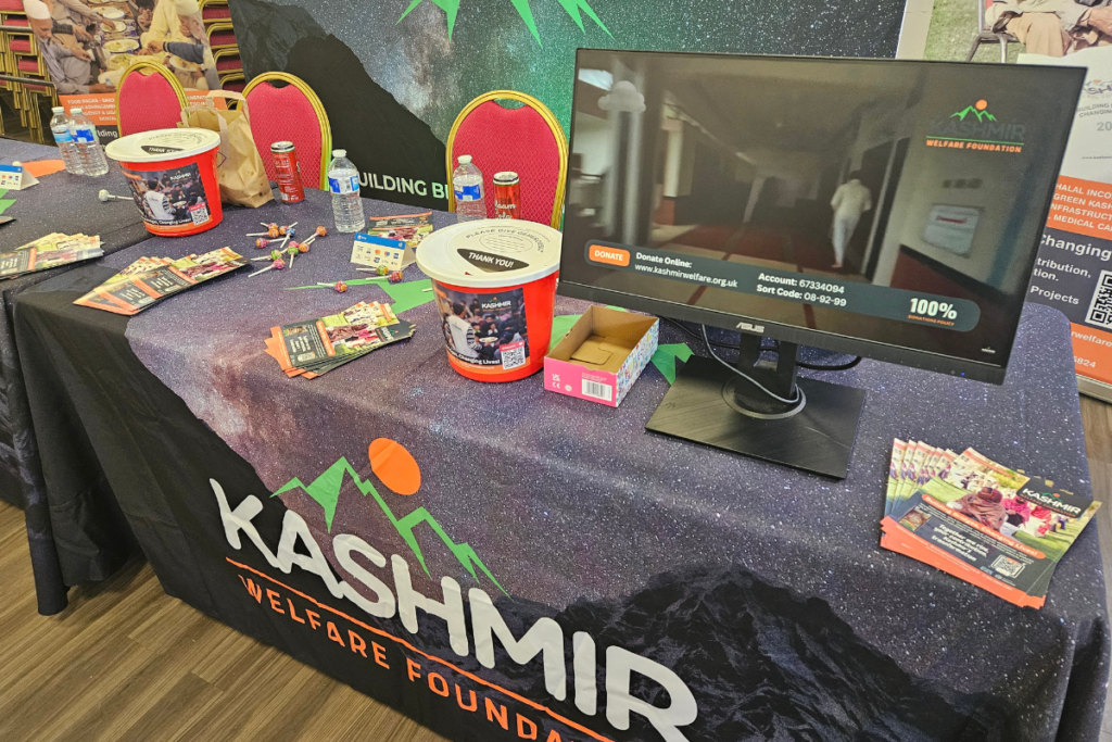 Event at the Pakistan Community Centre in Derby. Radio Ikhlas Event and An Nisa Events. Kashmir Welfare Foundation is a UK-registered charity dedicated to Kashmir disaster relief, education support, healthcare projects, and orphan aid. Donate today to help alleviate poverty in Azad Kashmir and provide life-saving assistance. Kashmir charity, UK registered charity, Azad Kashmir aid, Kashmir disaster relief, Donate to Kashmir, Kashmir education support, Kashmir healthcare projects, Kashmir orphan support, Kashmir poverty alleviation, Kashmir emergency response, Kashmir community development, KORT, Kashmir Orphans relief trust, Orphans in Need, Islamic Relief, Penny Appeal